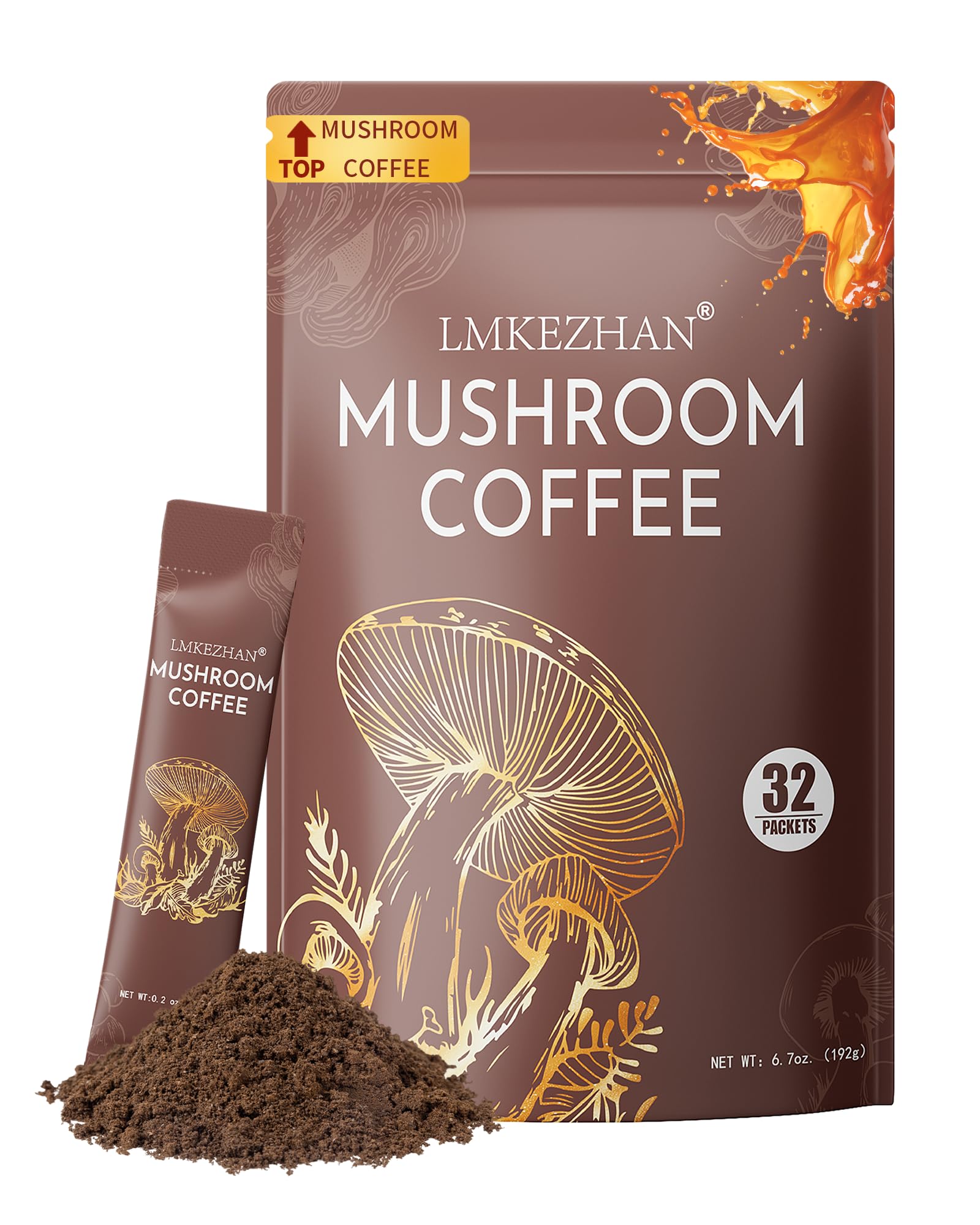 Amazon.com: Mushroom Coffee for Boost Energy, Organic Instant