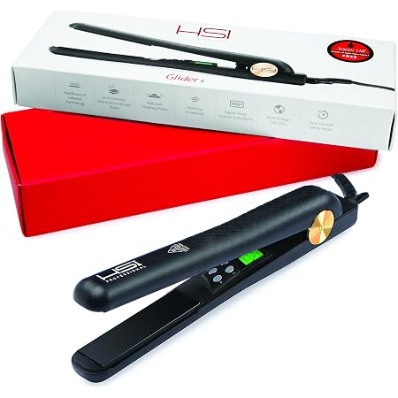 Amazon.com: Plancha para cabello, turmalina, iónica, cerámica, digital HSI  Professional con guante, bolsa y tratamiento de aceite de argán : Belleza y  Cuidado Personal