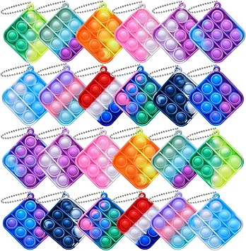 24 PCS Mini Pop Fidget Toy Pack Simple 