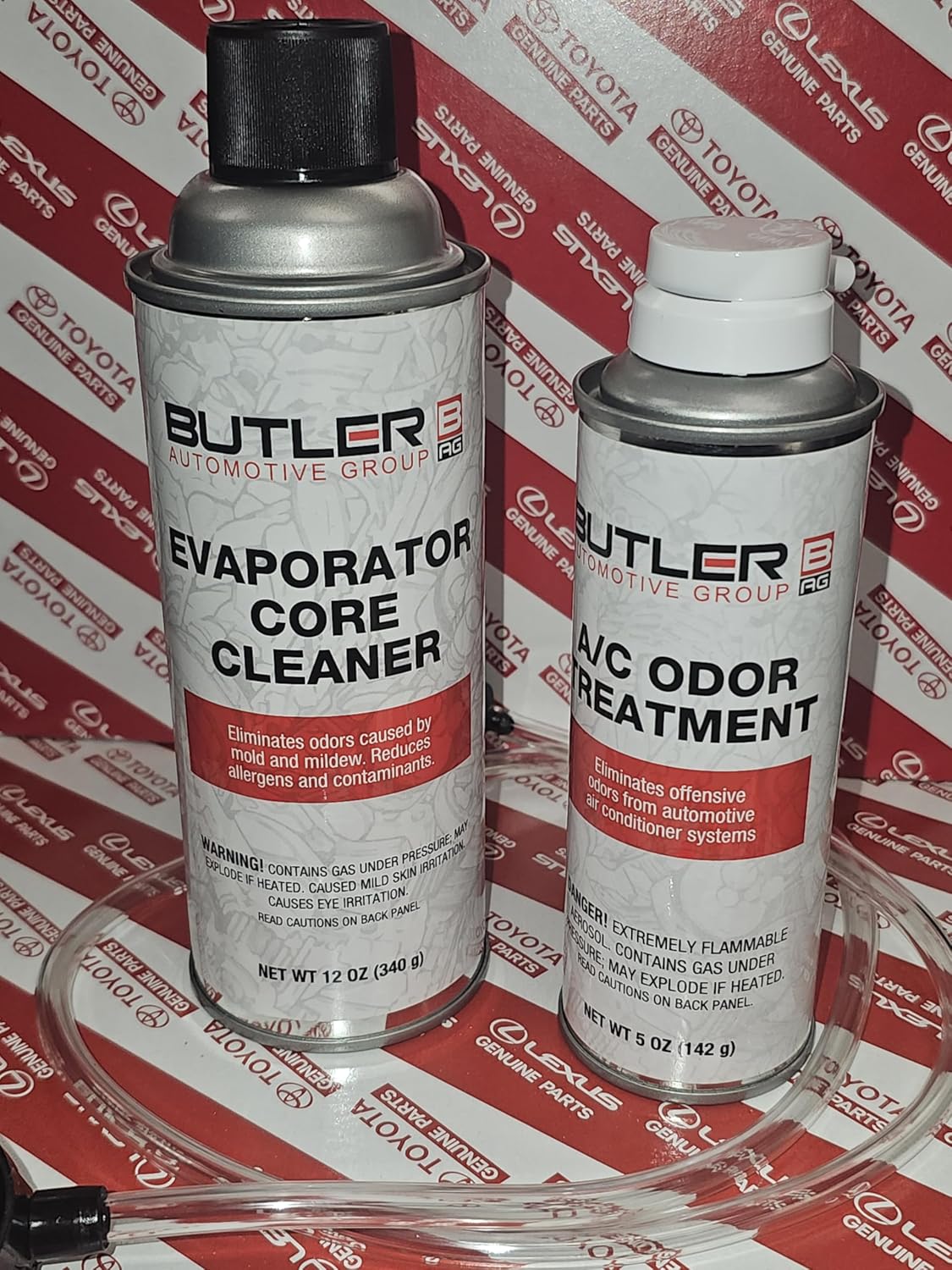 Evaporator Core Cleaner & A/C Odor Treatment AC Refresh Kit