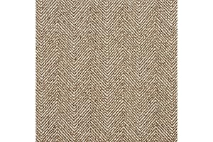 E733 Taupe Herringbone Woven Textured Upholstery Fabric