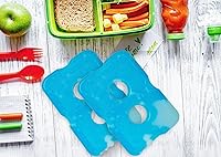 Vista 8 de Healthy Packers Ice Packs for Lunch Boxes & Coolers - Freezer Packs - Original Cool Pack Cooler Accessories for Beach, Camping & Fishing Slim &