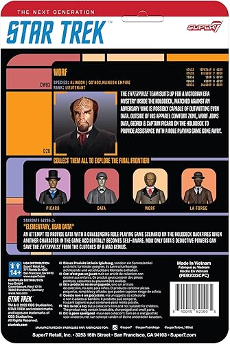 Miniatura 9 de Star Trek La próxima generación de figuras de reacción Wave 3 - Victorian Data