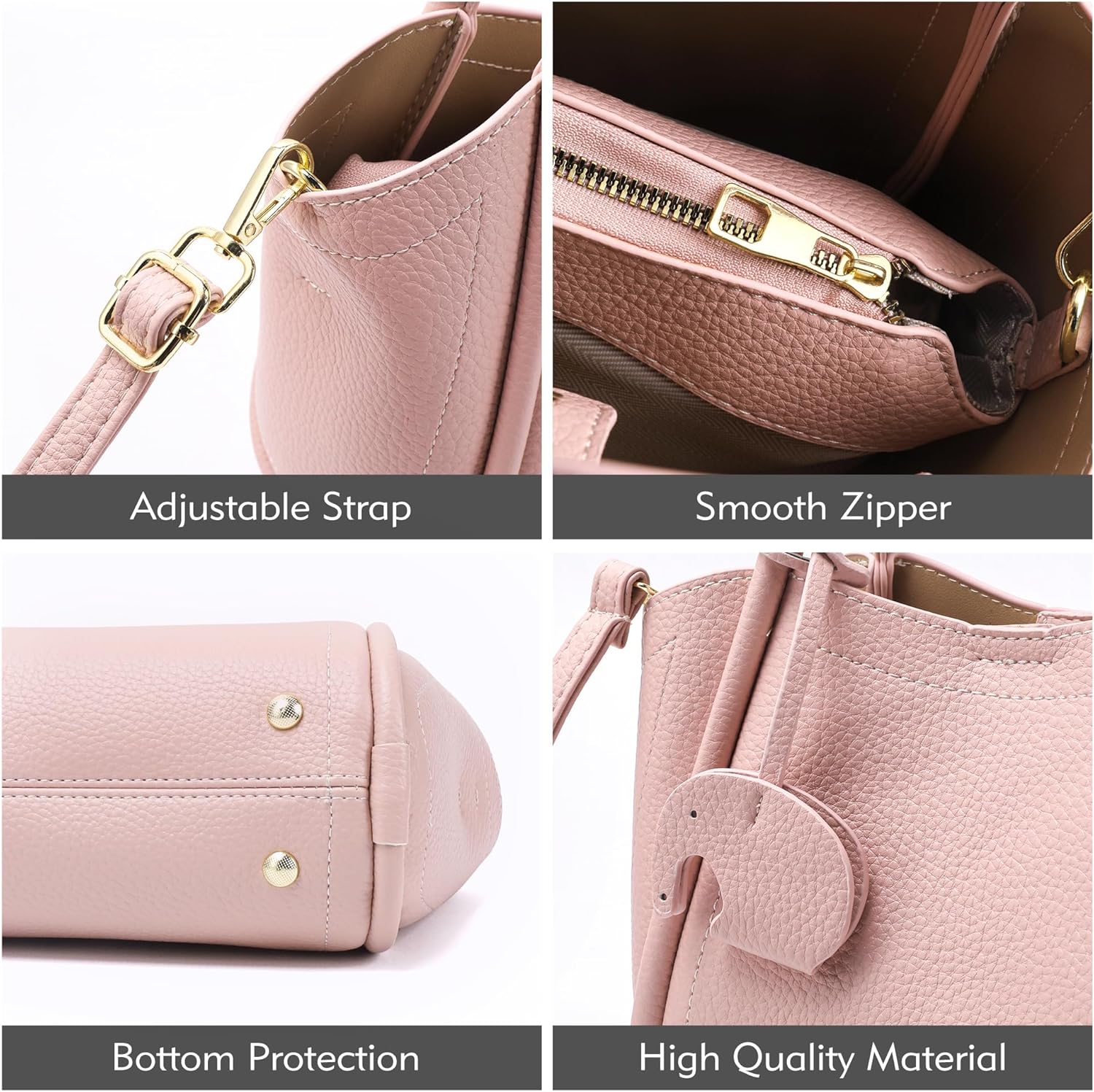 Small Crossbody Purse for Women, Faux Leather Mini Handbag with Top Handle and Adjustable Strap, Elegant Shoulder Bag
