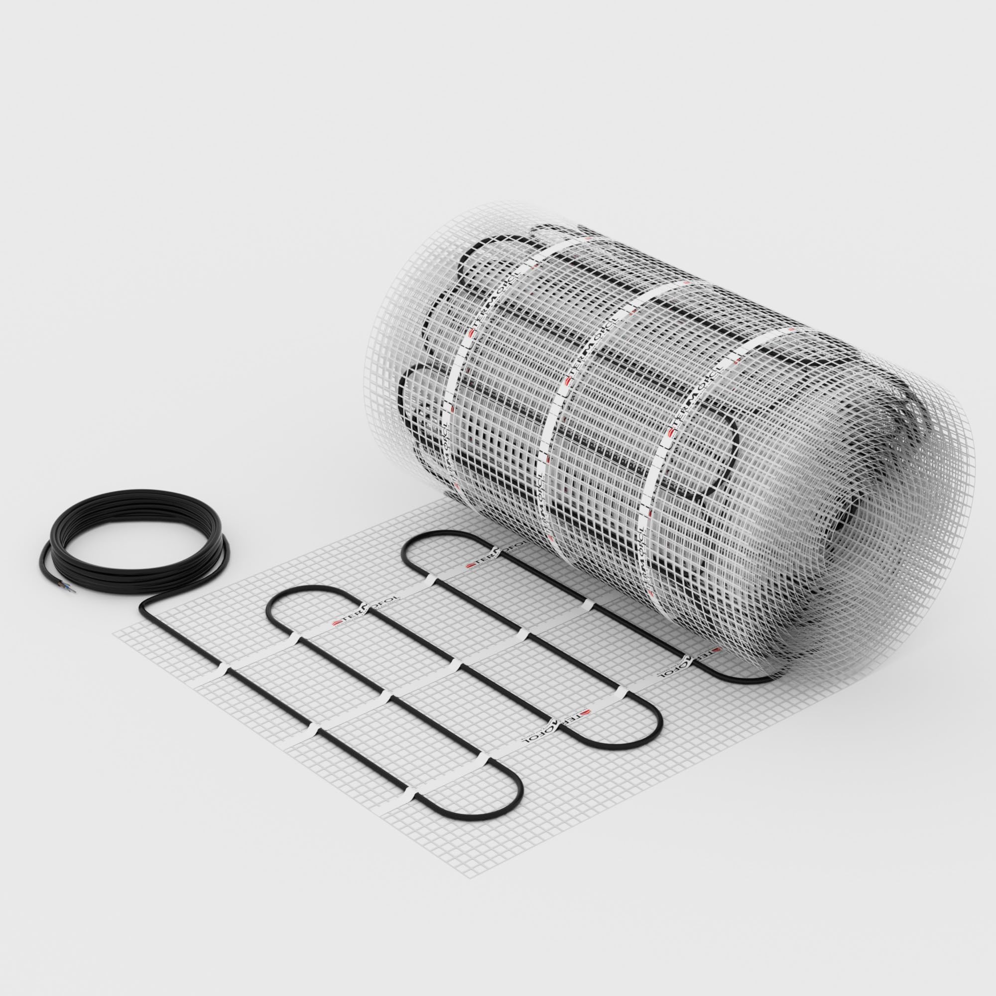 TERMOFOL Tappeto Riscaldante per Esterni - Pavimento Riscaldato Elettrico Terrazze e Vialetti - Sottotappeto Riscaldante per Sbrinamento e Rimozione della Neve - 20 m (3 000 W) Larghezza 50cm