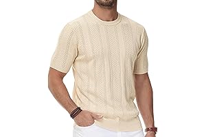 Men's Knit T-Shirt: Comfort and Style Elevated