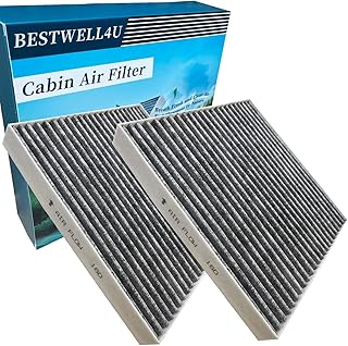 2 Pack BW160 Cabin Air Filter for Tucson (2016-2021),Kona (2018-2022), Veloster(2019-2021),VELOSTER N (2019-2021),VENUE(2020-2022),Sportage (2017-2022),SELTOS(2021-2022),Soul(2020-2022),Replacement for 97133-D1000, 97133-D3000,CF12160