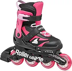 Rollerblade Microblade Kid's Adjustable Fitness Inline Skate, Junior, Youth Performance Inline Skates