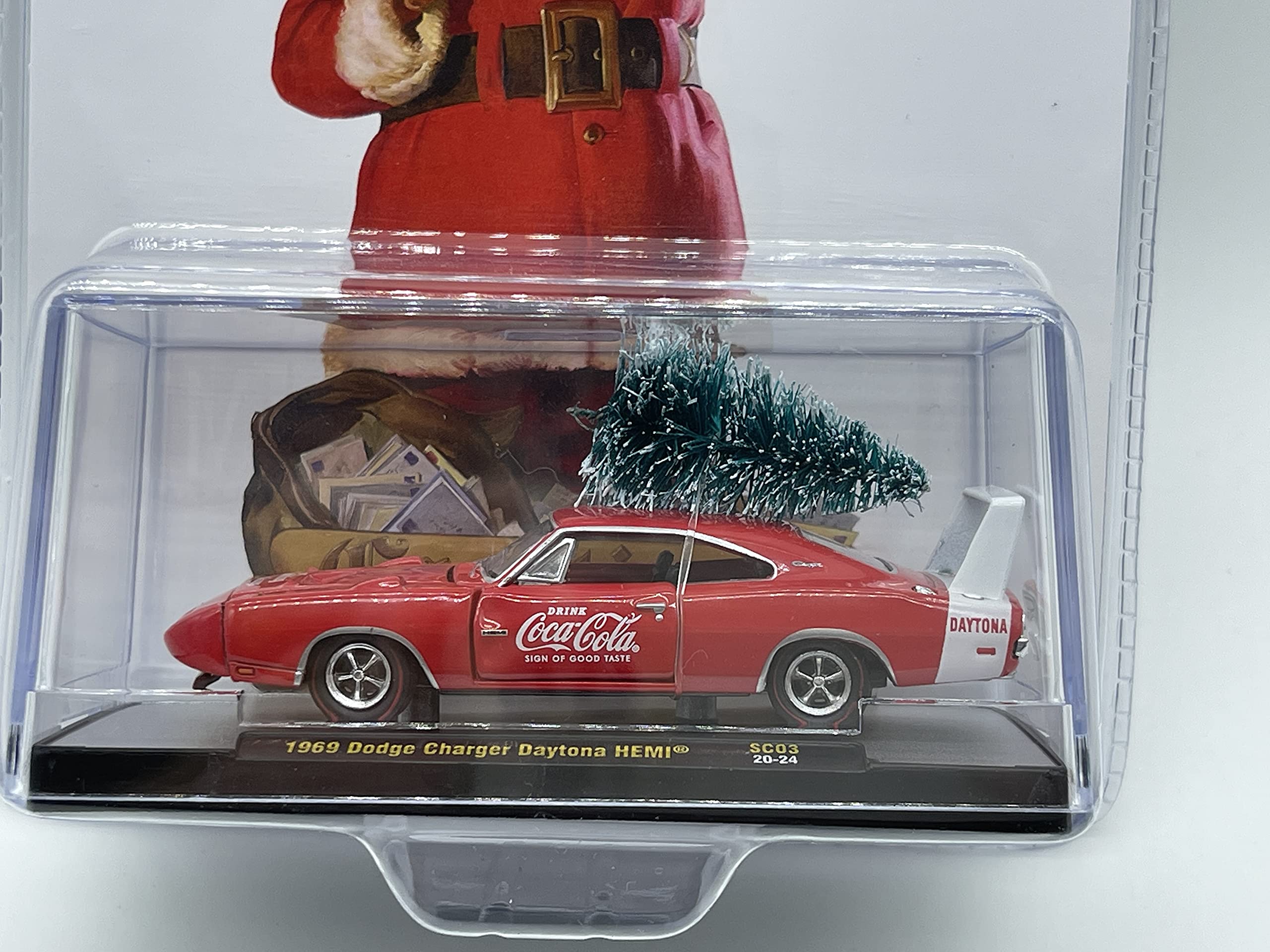 M2 Machines Coca Cola 1969 Dodge Charger Daytona Hemi