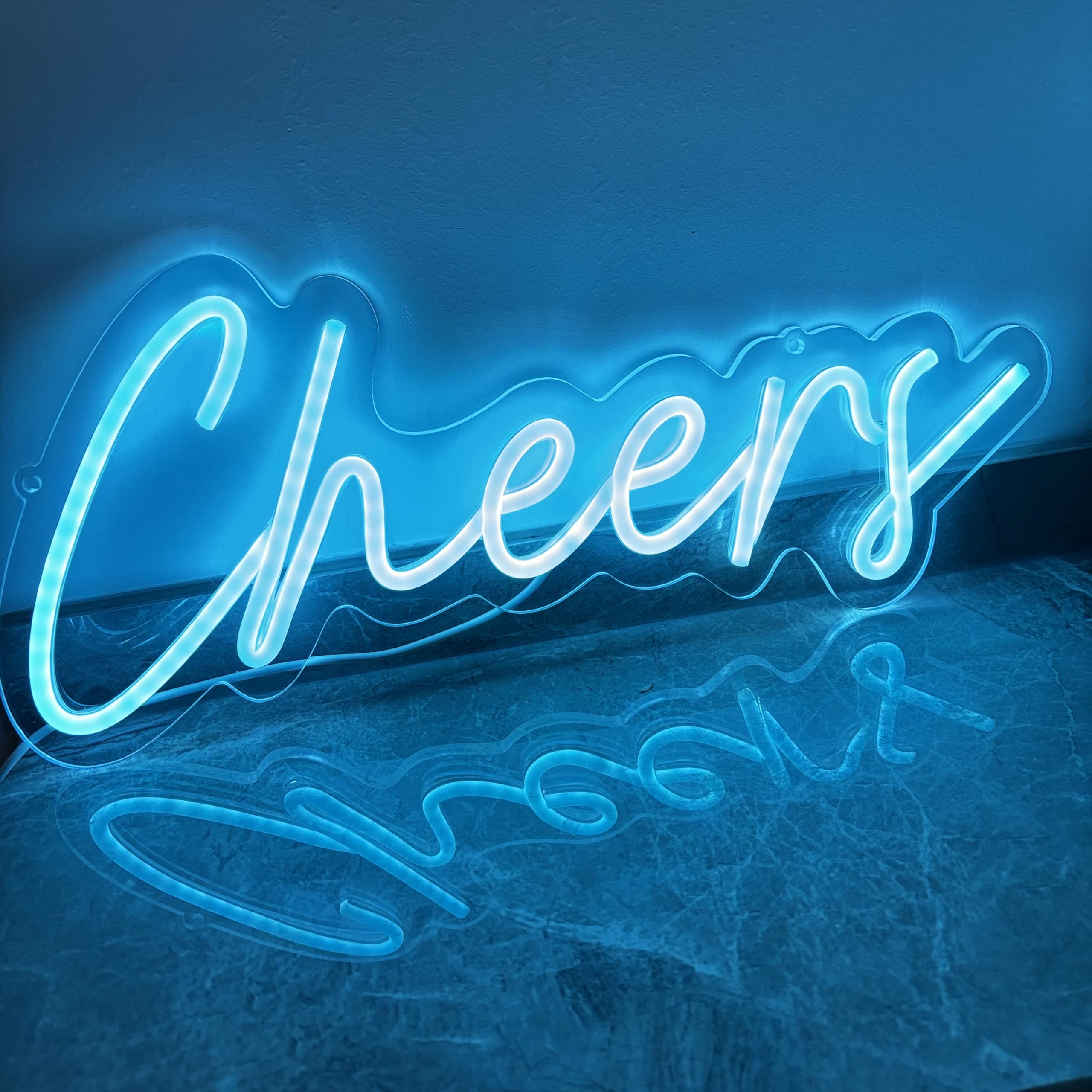 Cheers Neon Schild Personalisierte Wanddekoration, Led Lamp Home Bar Dekor,Raum Dekor, Hochzeit personalisierte Geschenke für Ihn