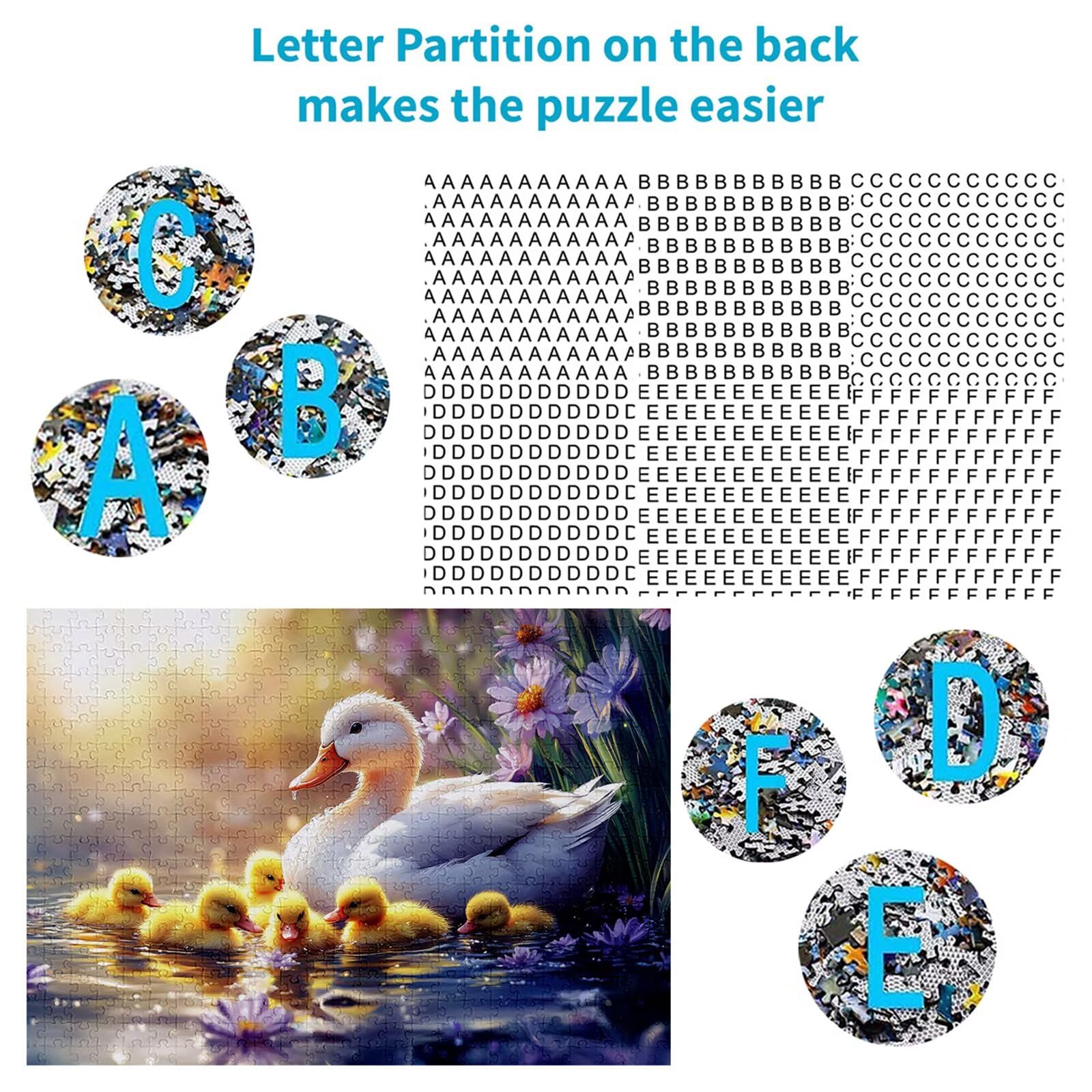 Puzzle 3000 sztuk kaczka puzzle dla dorosłych kwiaty 122 x 81 cm unikalne rzemiosło klasyczne 3D drewniana układanka do rodzinnych gier biznesowych, układanka zrób to sam do dekoracji ścian domu