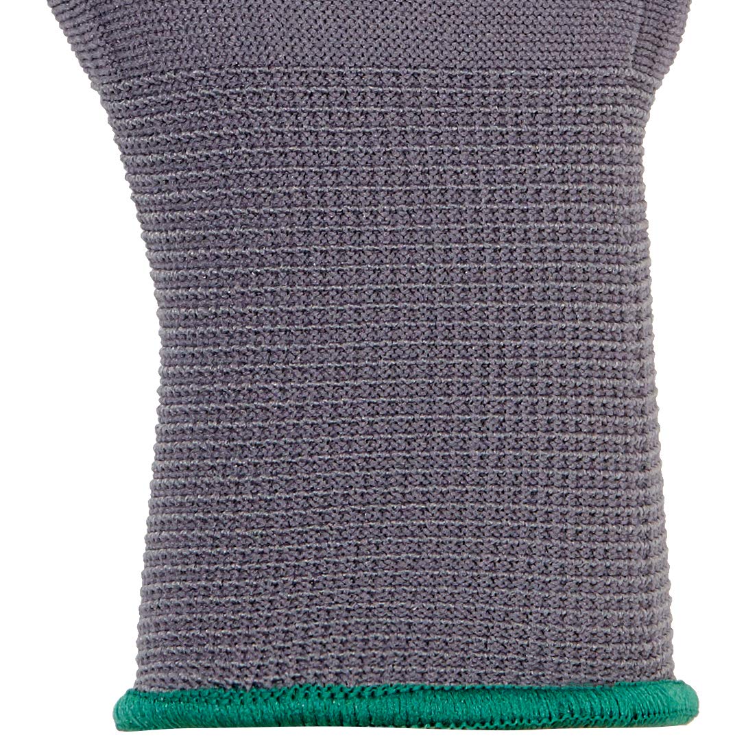 Amazon Basics Latex Coated Work Gloves, Nylon Liner Fiber, Grey, Size 8, M, 12-Pair
