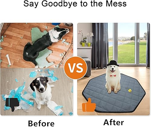 Miniatura 5 de Almohadillas lavables para orina para perros, tapete reutilizable para corralito de mascotas, almohadillas antideslizantes para cachorros,