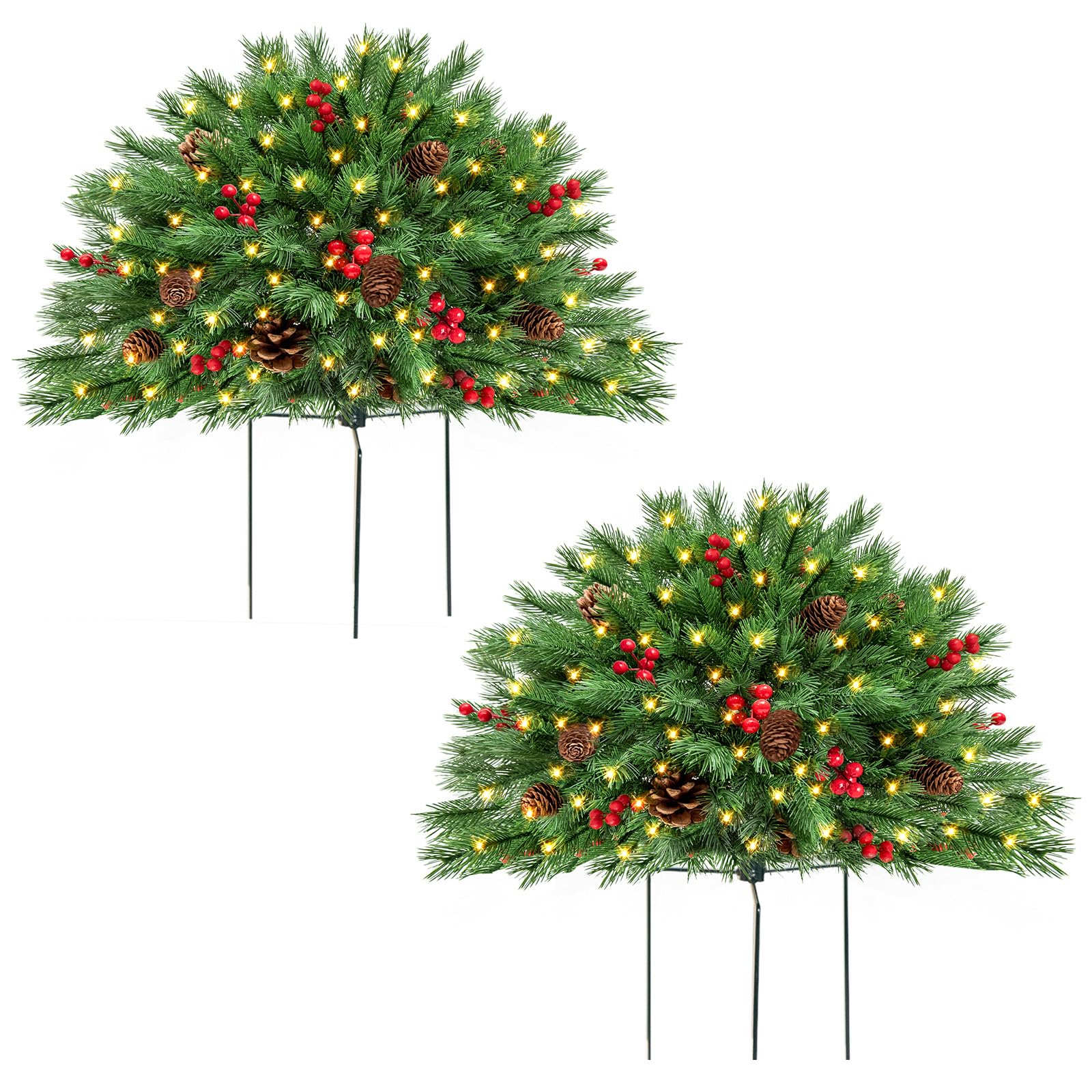 ENVEN Outdoor Christmas Tree Urn Filler