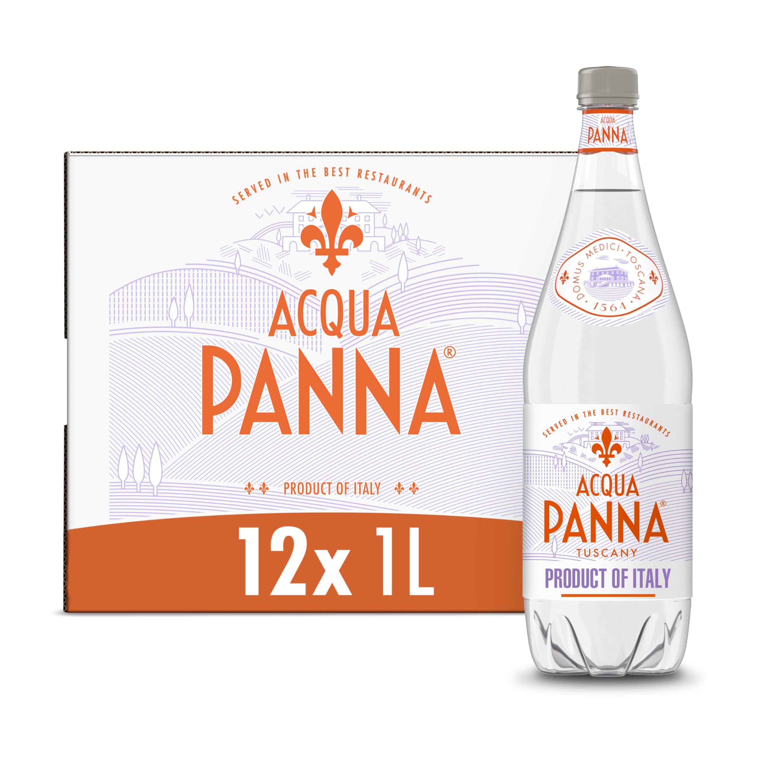 Acqua Panna Natural Spring Water Plastic Bottle