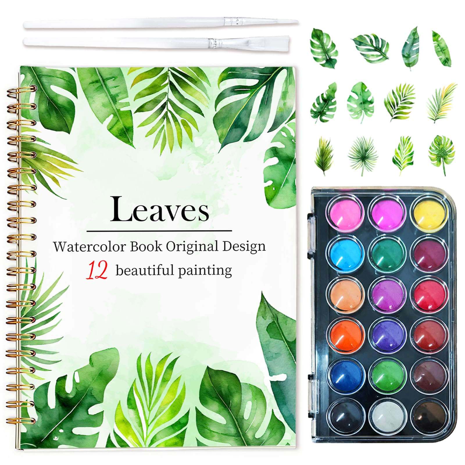 Easy Watercolor Workbook for Beginners - Flower Painting -20
