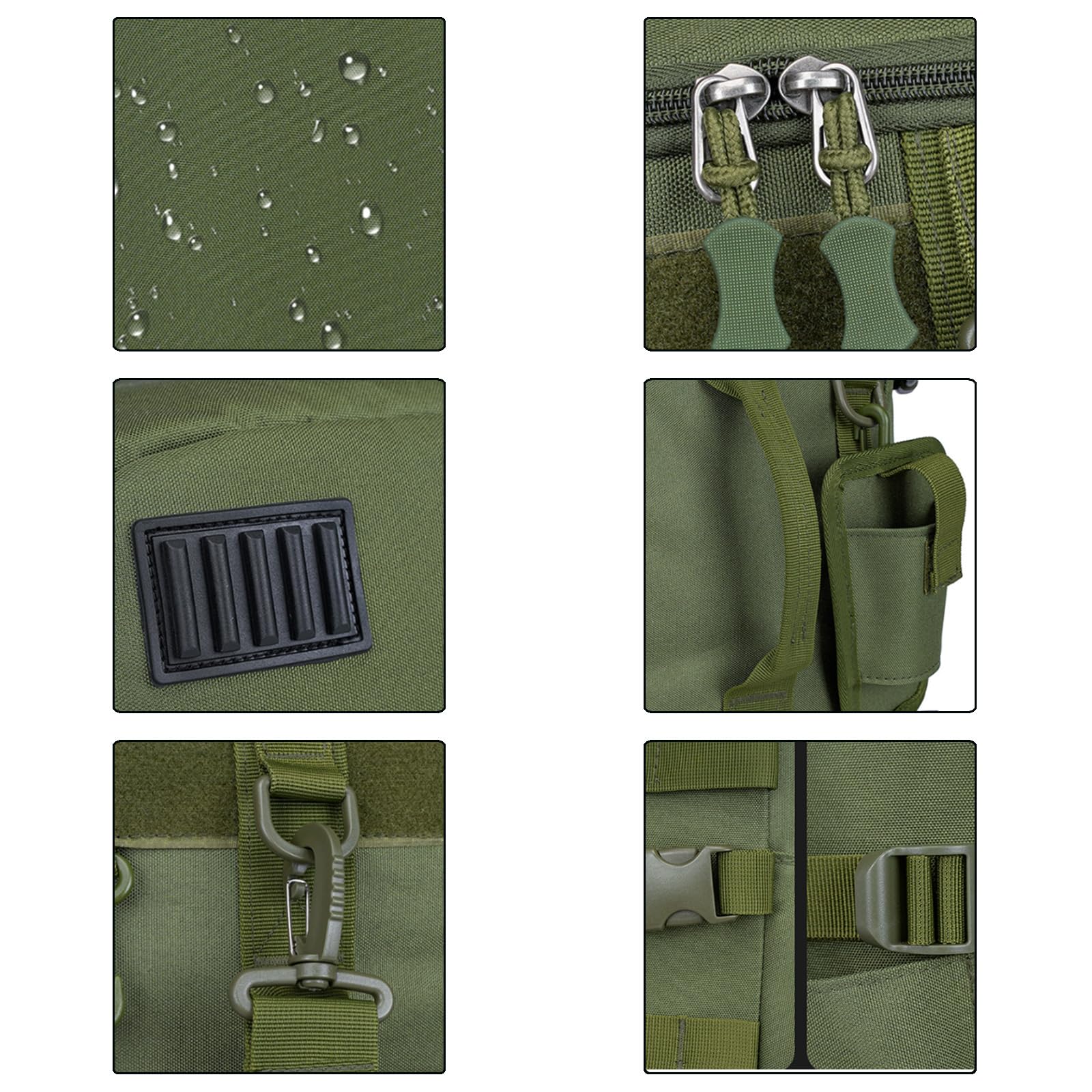 Angelgerät Tasche mit großer Kapazität, multifunktionale Angelköder Tasche, wasserdichter Rucksack, Radfahren, Umhängetasche, Angelausrüstungsträger