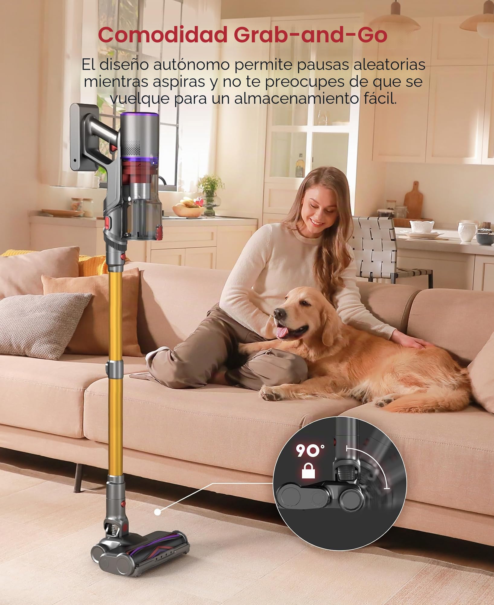 UNINELL HOME UV5 Aspirador Inalámbrico 48000Pa
