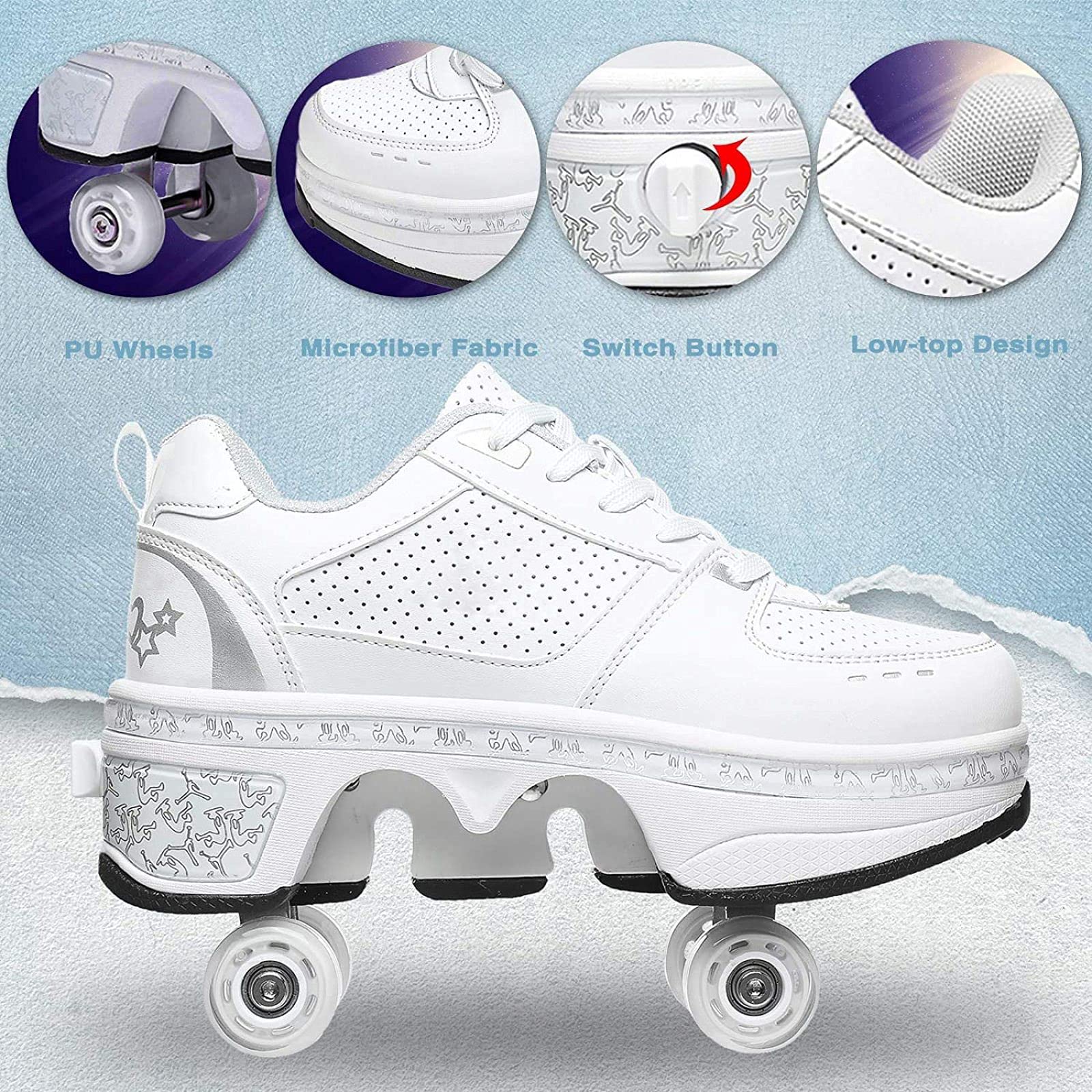 Patins à Roulettes Pour Filles Et Garçons Pour Enfants, 4