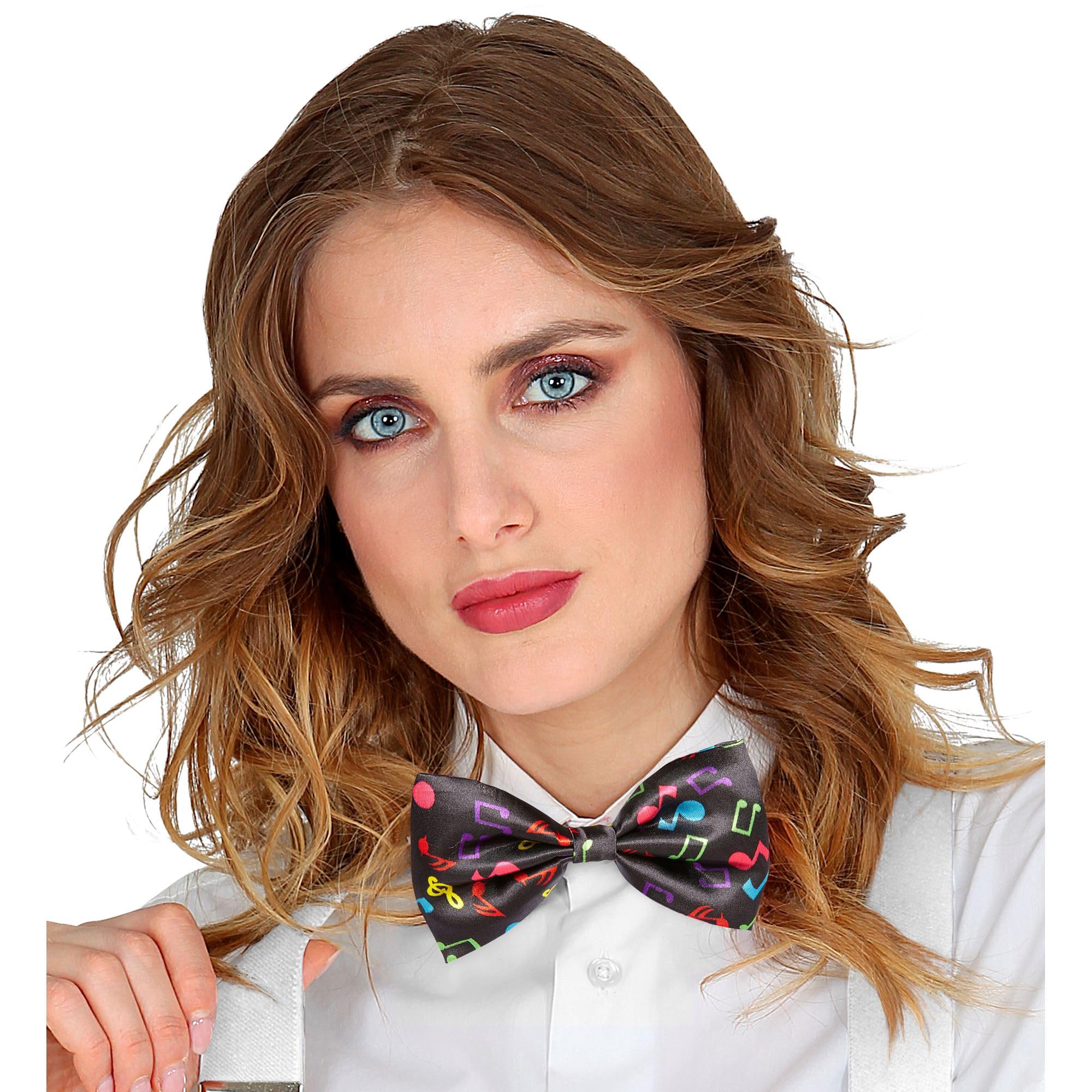 Widmann 05736 ? Bow Tie Black with Musical Note Multicoloured, in one Size, Multi-coloured - Image 3