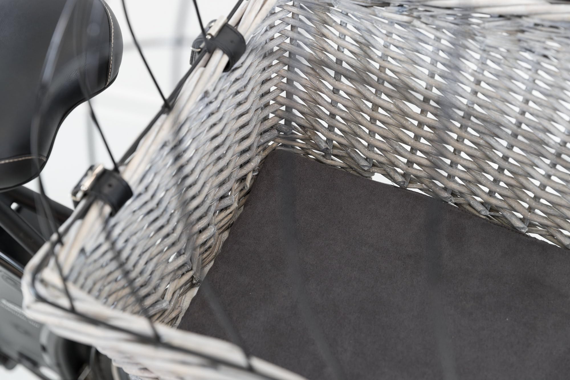 TRIXIE Cestino per bicicletta con griglia per portapacchi