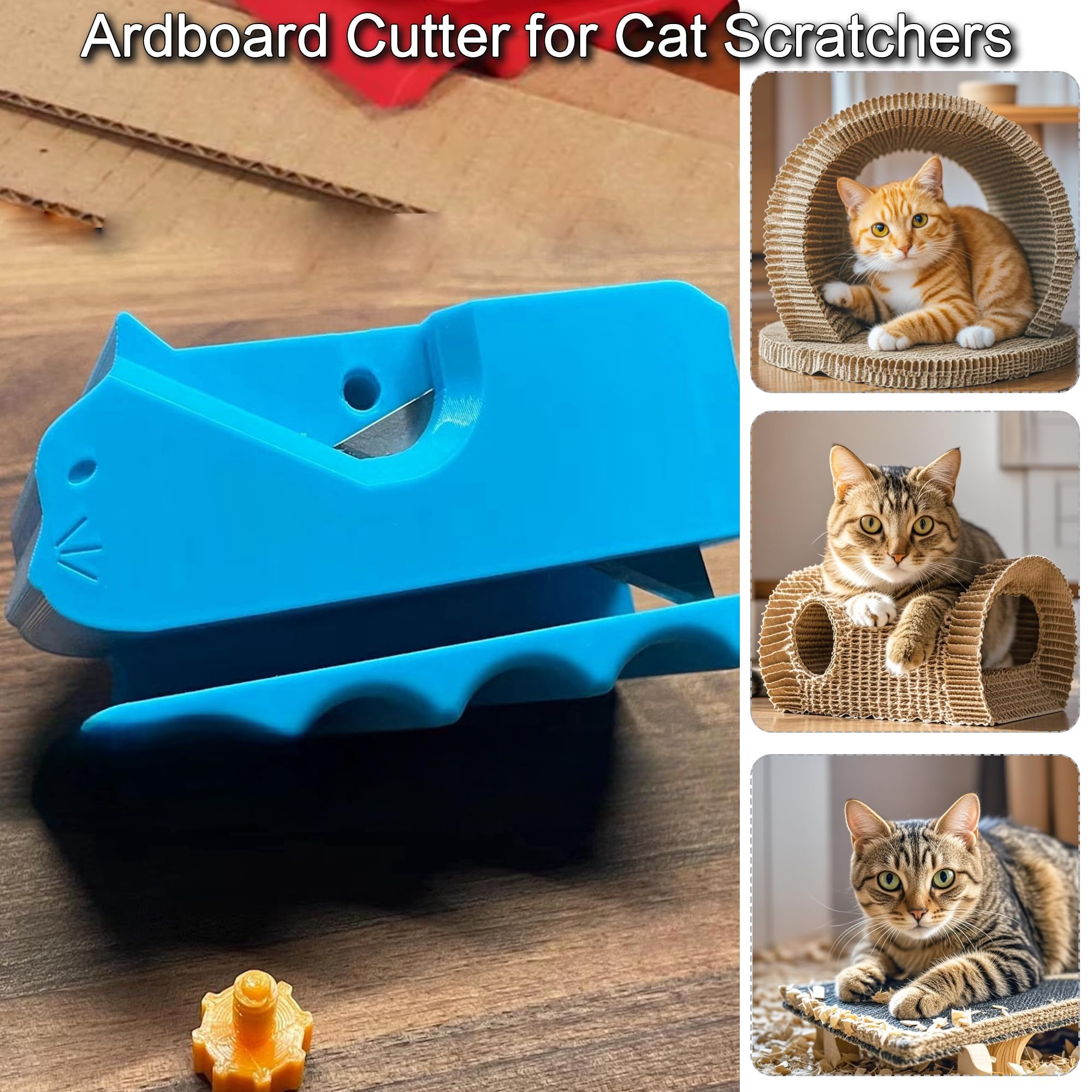 Cat Scratcher Cardboard Cardboard Cutter For Cat Scratchers – 3D ...
