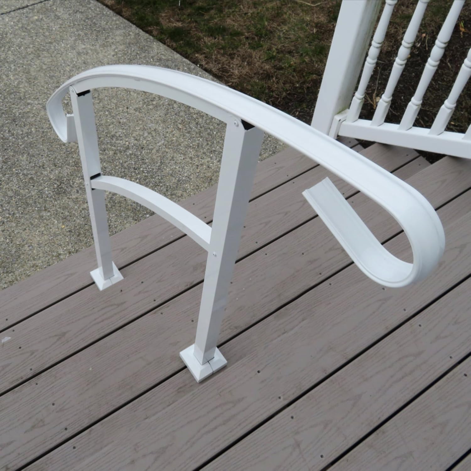 Tech Deals 🔥 Railing Now - Triad Transitional Handrail (White)