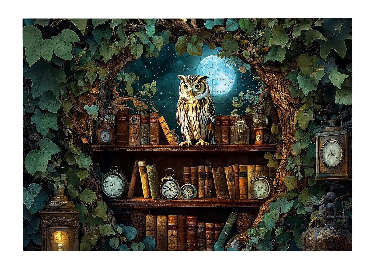 Puzzle Gufo, Puzzle 1500 Pezzi Arte per Adulti, Regalo Uomo e Donna -4723