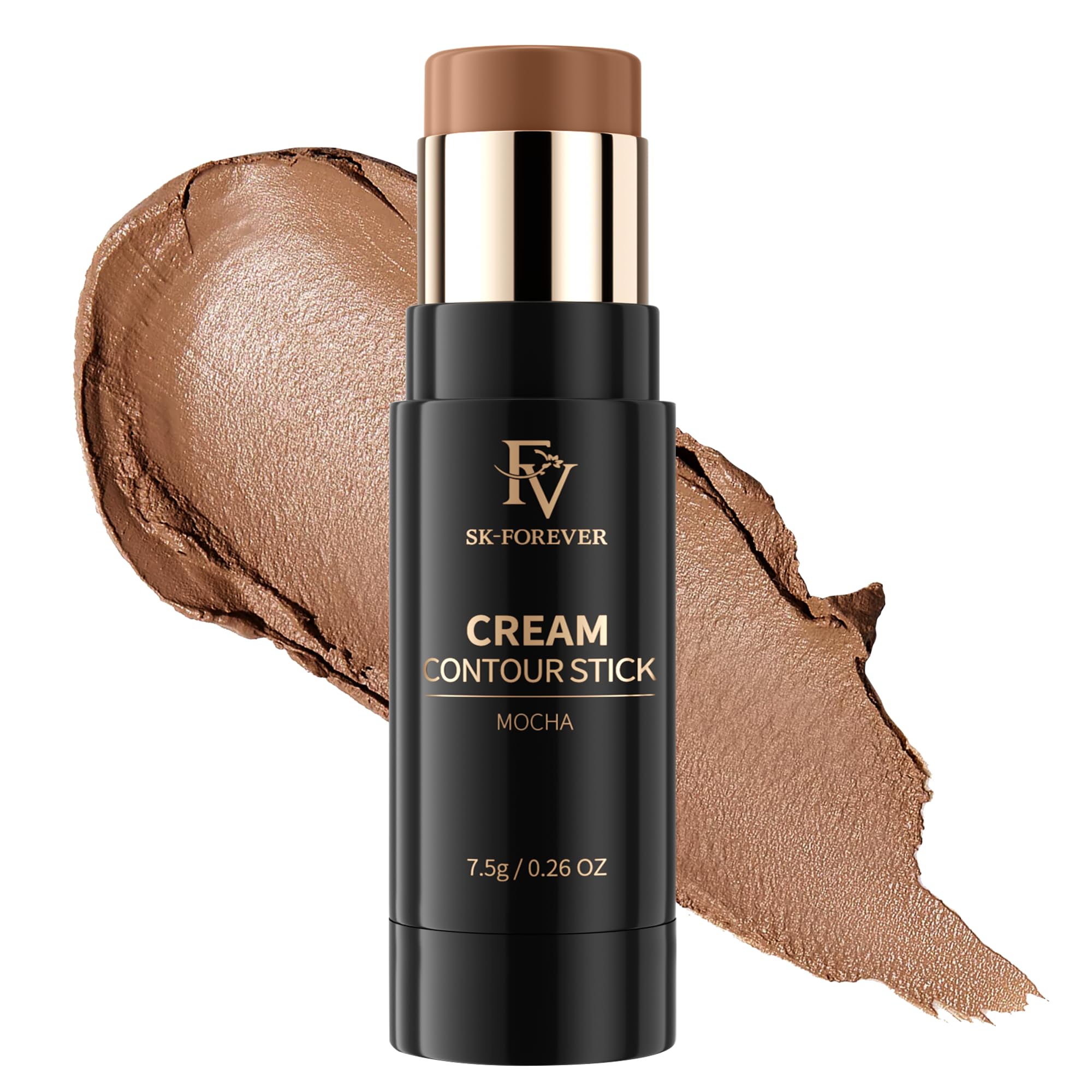 FV Contour & Bronzer Stick, Natural Matte Finish, Creamy & Blendable, Highly Pigmented, Waterproof & Long-Lasting Formula, For Face Shaping, Beginner Friendly, Cruelty-Free, Shade 02 Mocha