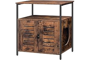 HOOBRO Hidden Cat Litter Box: Conceal & Conceal with Style