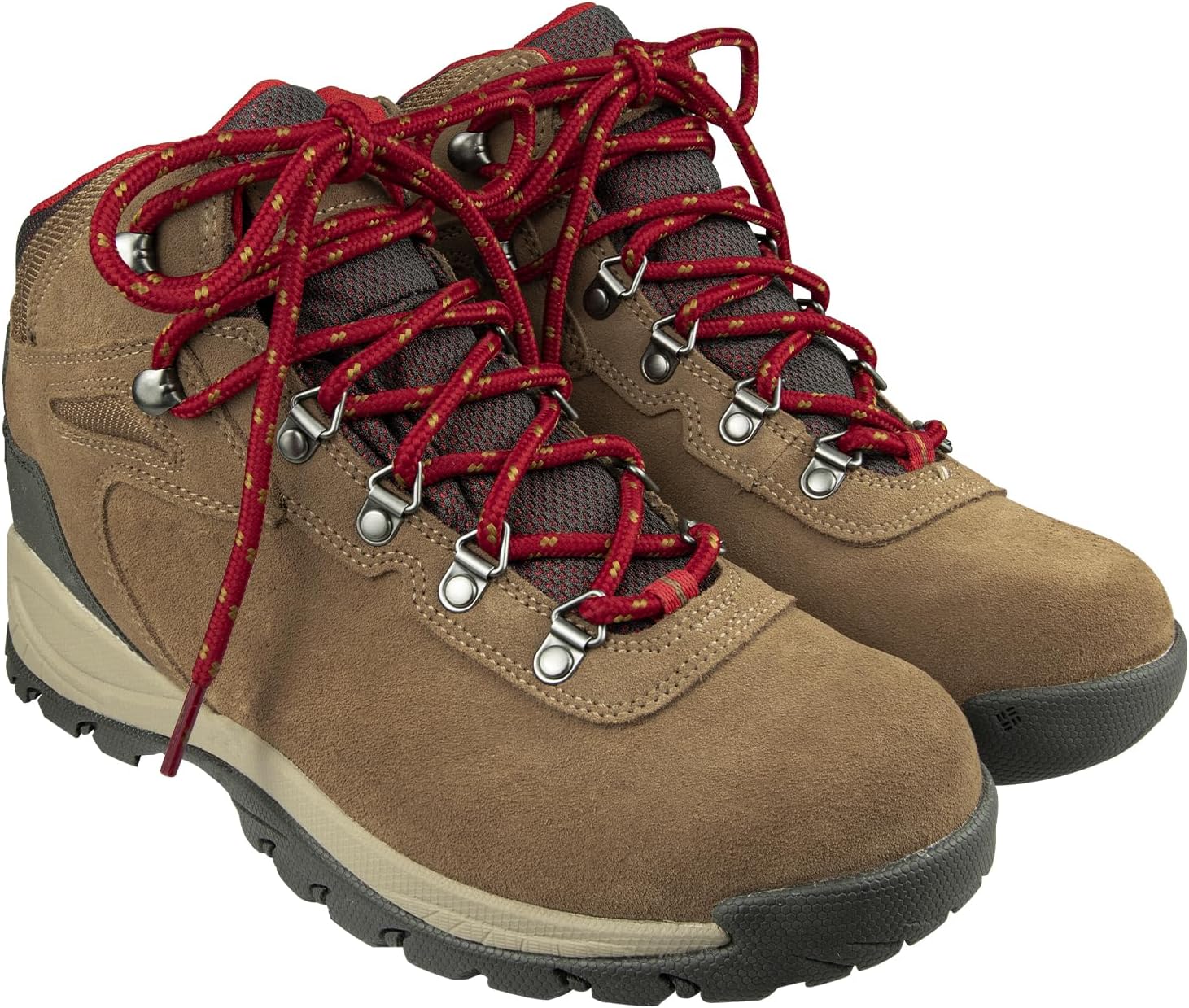 Endoto Shoelaces for Columbia Boots Replacement Round Shoe Laces Hiking  Strings(Color:Red\u0026Brown,Size:45Inch): Amazon.co.uk: Fashion