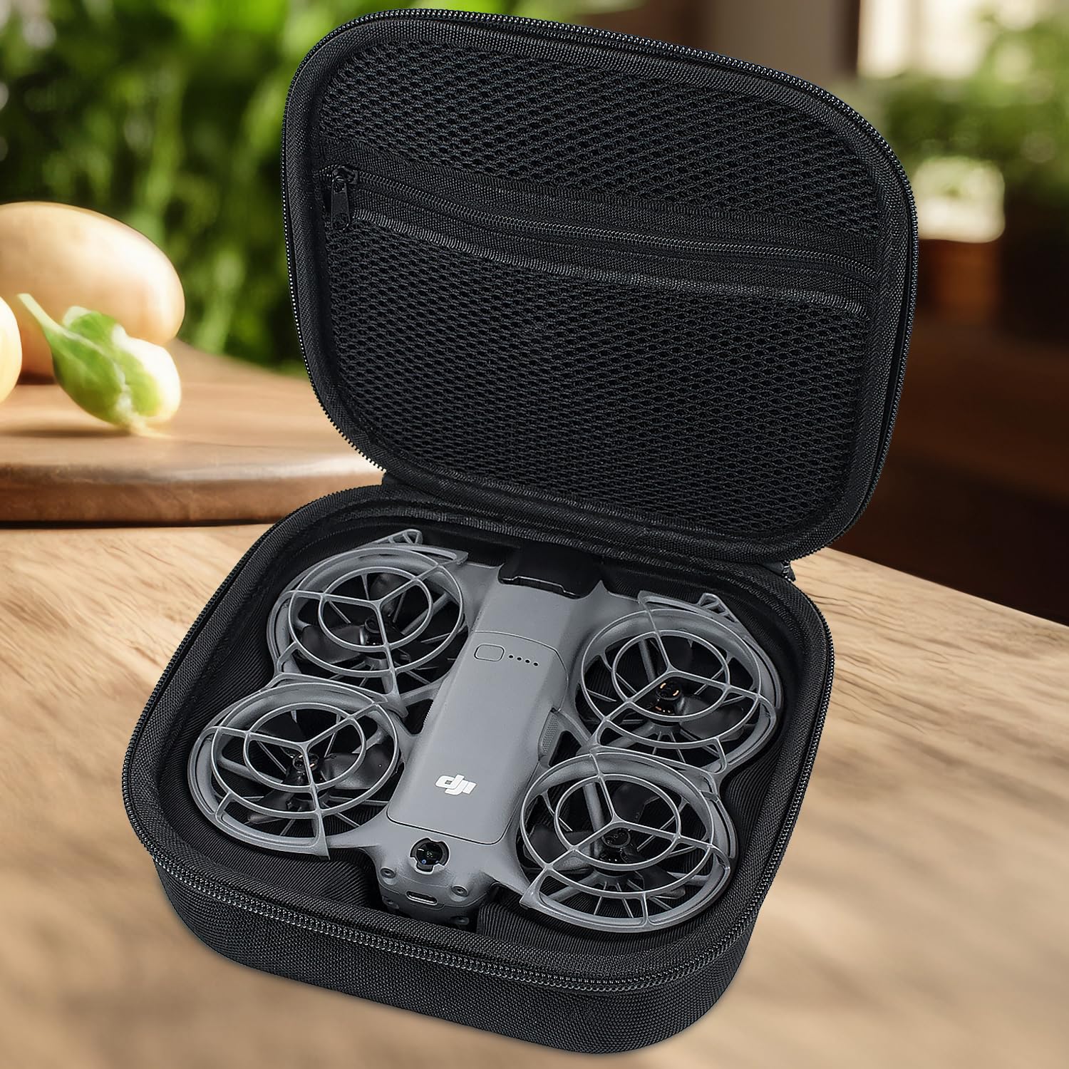 YIIWAY Hard Travel Case Compatible with DJI Neo 2 Drone, Case Only - Black YC82040 - Image 3
