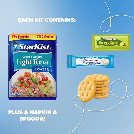 Starkist Lunch To-Go Kit, 3Oz. Chunk Light Tuna, 4.5 Oz Packs, 9/Ct (Skidel495430) Category: Chips And Snack Foods