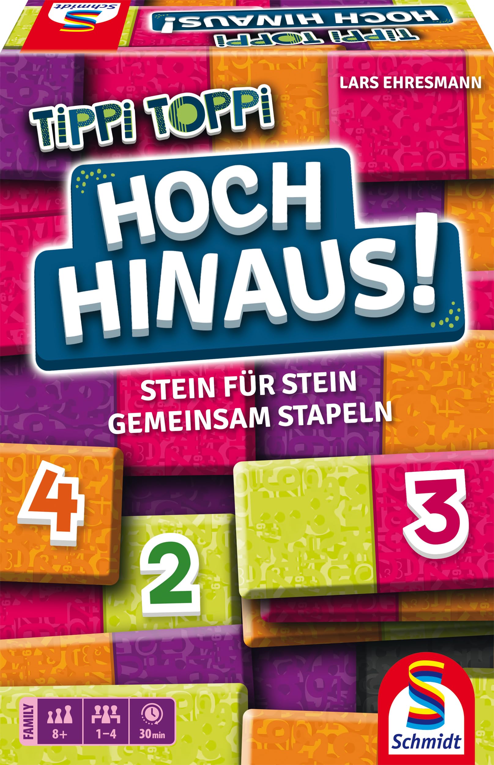 Schmidt Spiele 49484 Tippi Toppi, Hoch Hinaus!, Tile Game