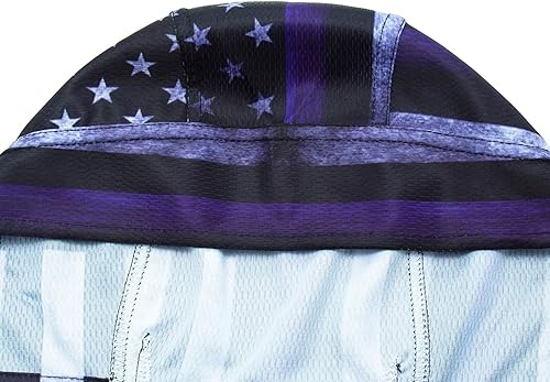 Miniatura 8 de Head Wraps - Gorras de ciclismo con diseño de calavera de trapo de rocío, gorro para hacer trapos, sombreros de pirata, trapo Doo, bandana Durag