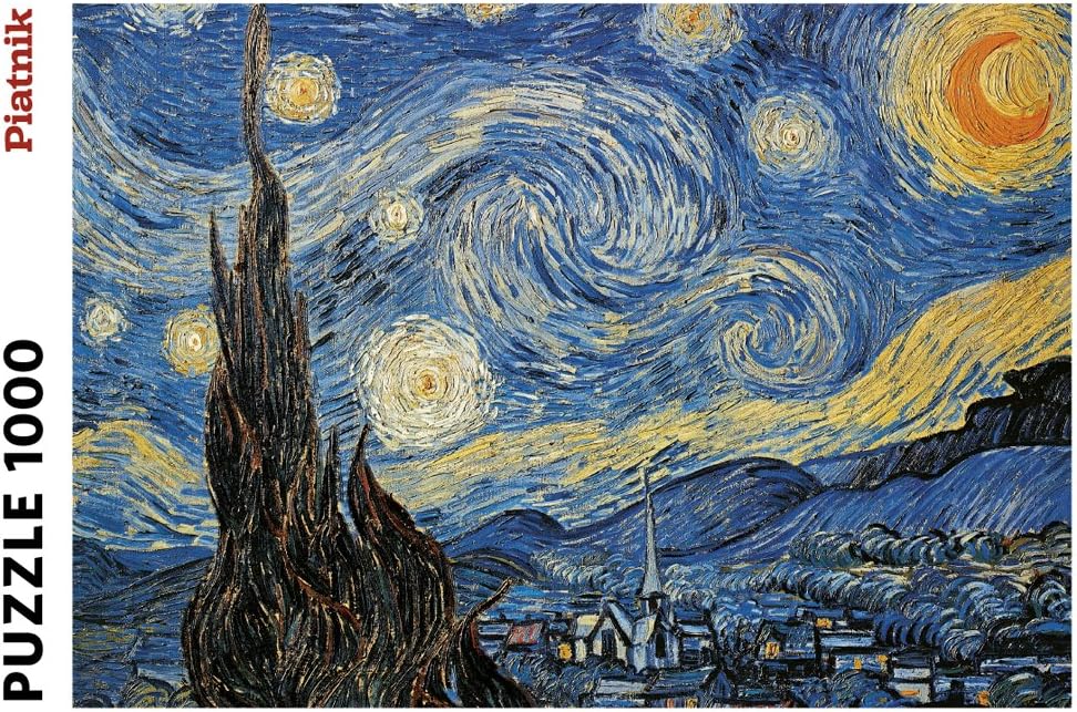 Piatnik Starry Night 1000 Piece Vincent van Gogh Jigsaw Puzzle