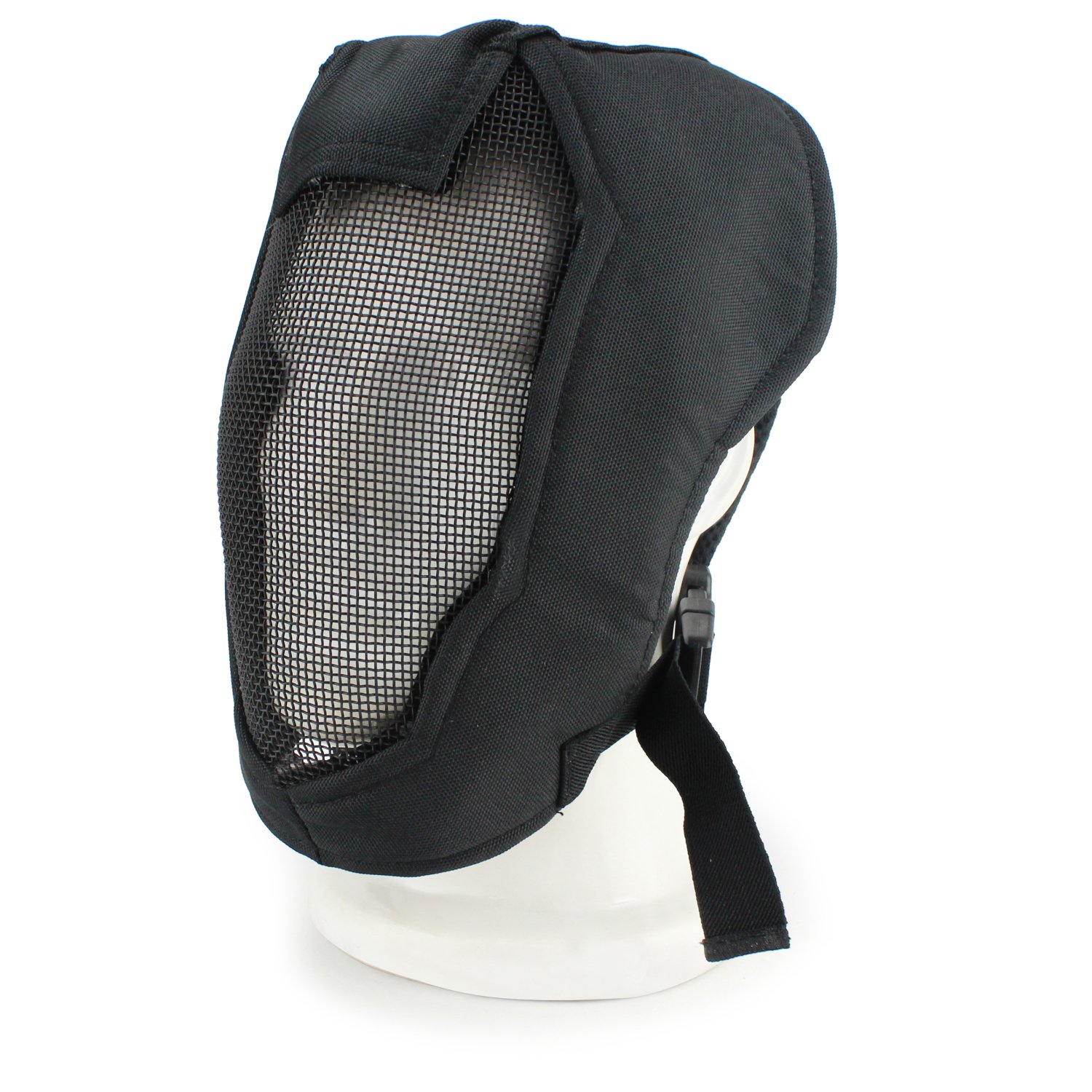 Airsoft de Red de Acero de Malla de esgrima máscara de Cara Completa protección táctica Militar máscara Cubierta Cara para Airsoft Cosplay
