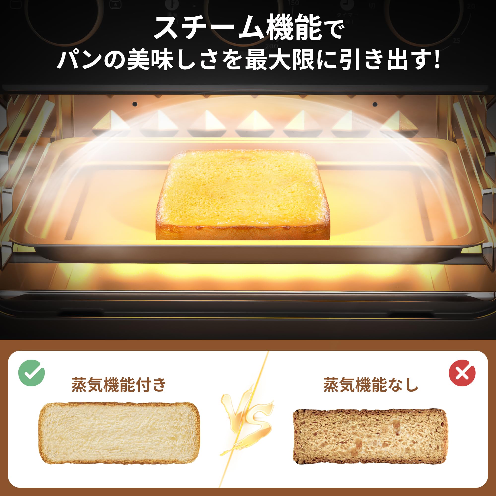 Amazon | エペイオス(Epeios) トースター オーブントースター 2