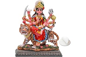Small Maa Durga MATA Statue - 4.1” H Durga Sculpture India God...