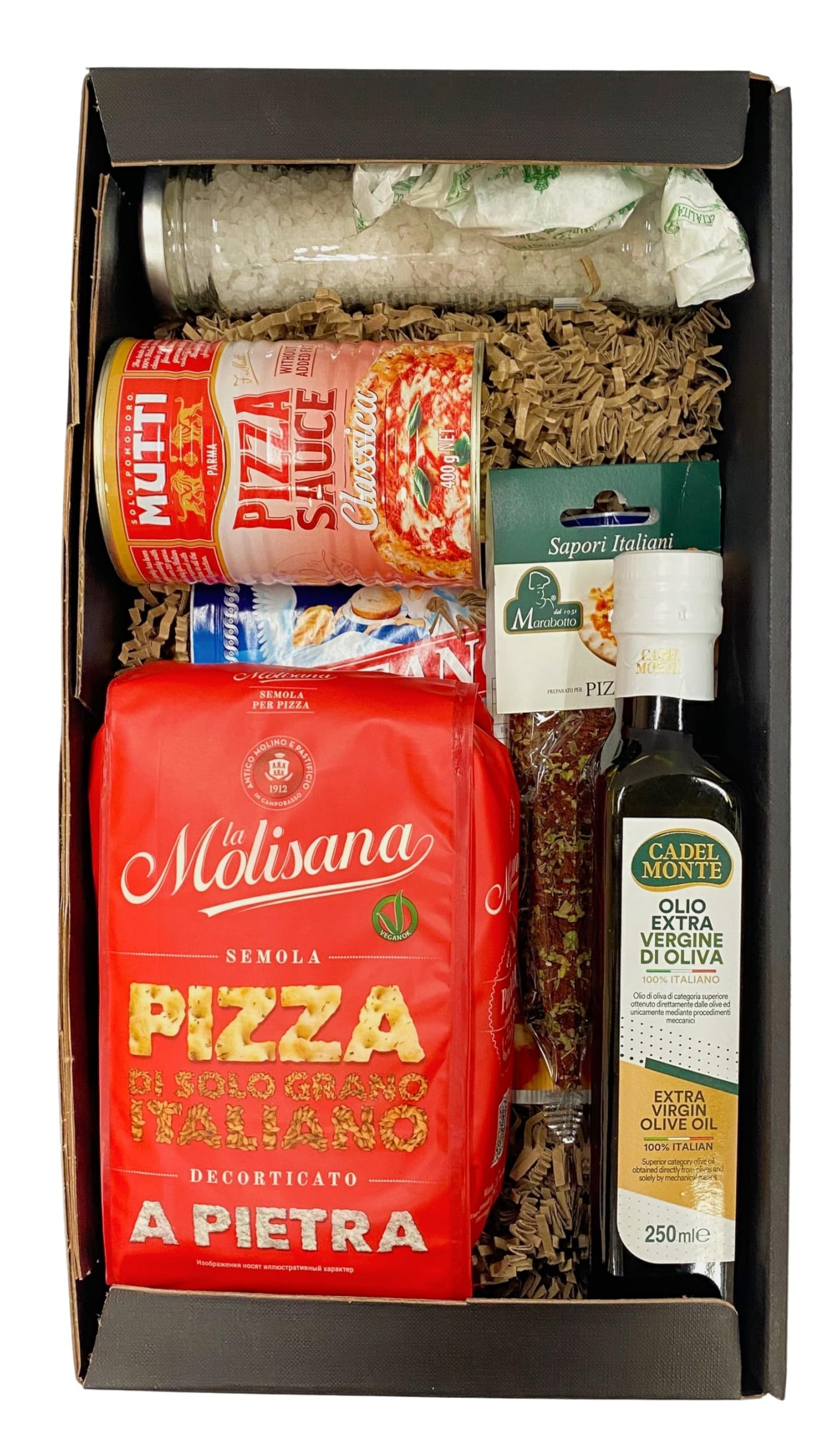 Geschenkset Creazione Pizza - Zutaten für Pizzaboden