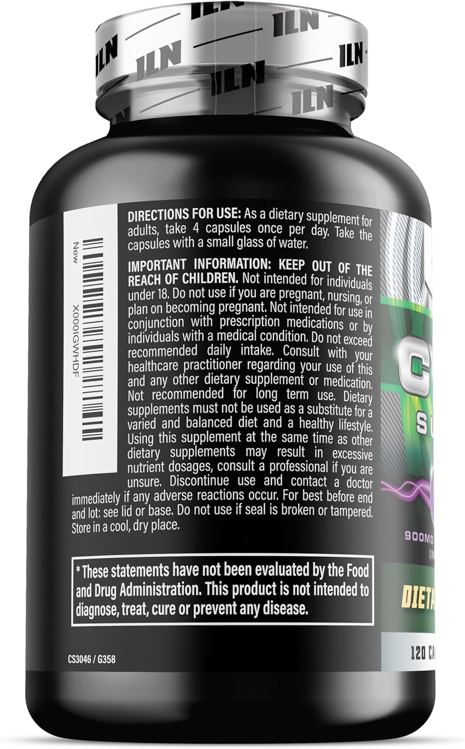 Iron Labs Nutrition: Cycle Support Plus NAC (N-Acetyl-L-Cysteine) - On Cycle Support Supplements for Men - N Acetyl L Cysteine and Milk Thistle (120 Capsules) - Image 9