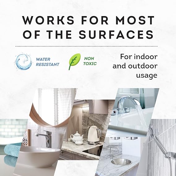 Granite, Marble & Stone Repair Kit - Fix Chips & Defects in Minutes | Restore Tiles & Countertops with Ease | for Quartz Corian Marble or Stone | Flawless Results Every Time | Repair Up to 20 Chips
