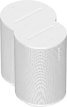 Sonos Era 100 - White - Wireless, Alexa Enabled Smart Speaker Pack of 2
