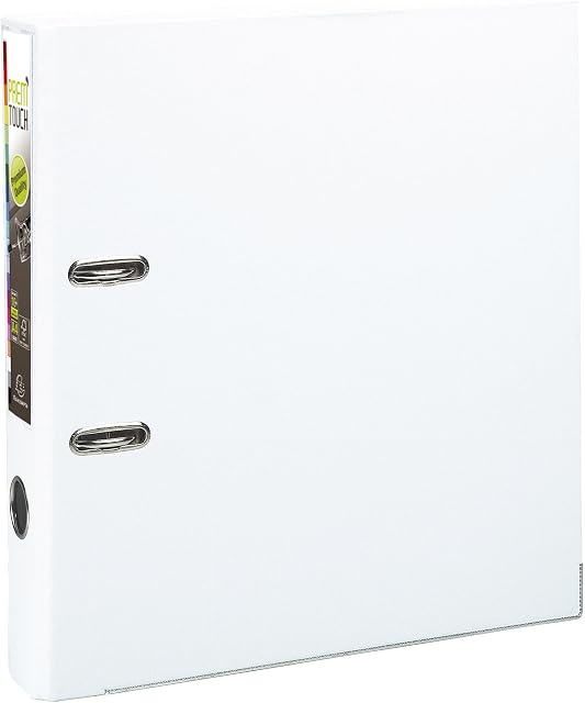 Exacompta 53148E segregator Premium PremTouch Certyfikat FSC A4 wąski 5 cm segregator na dokumenty segregator biurowy segregator szczelinowy kolor biały