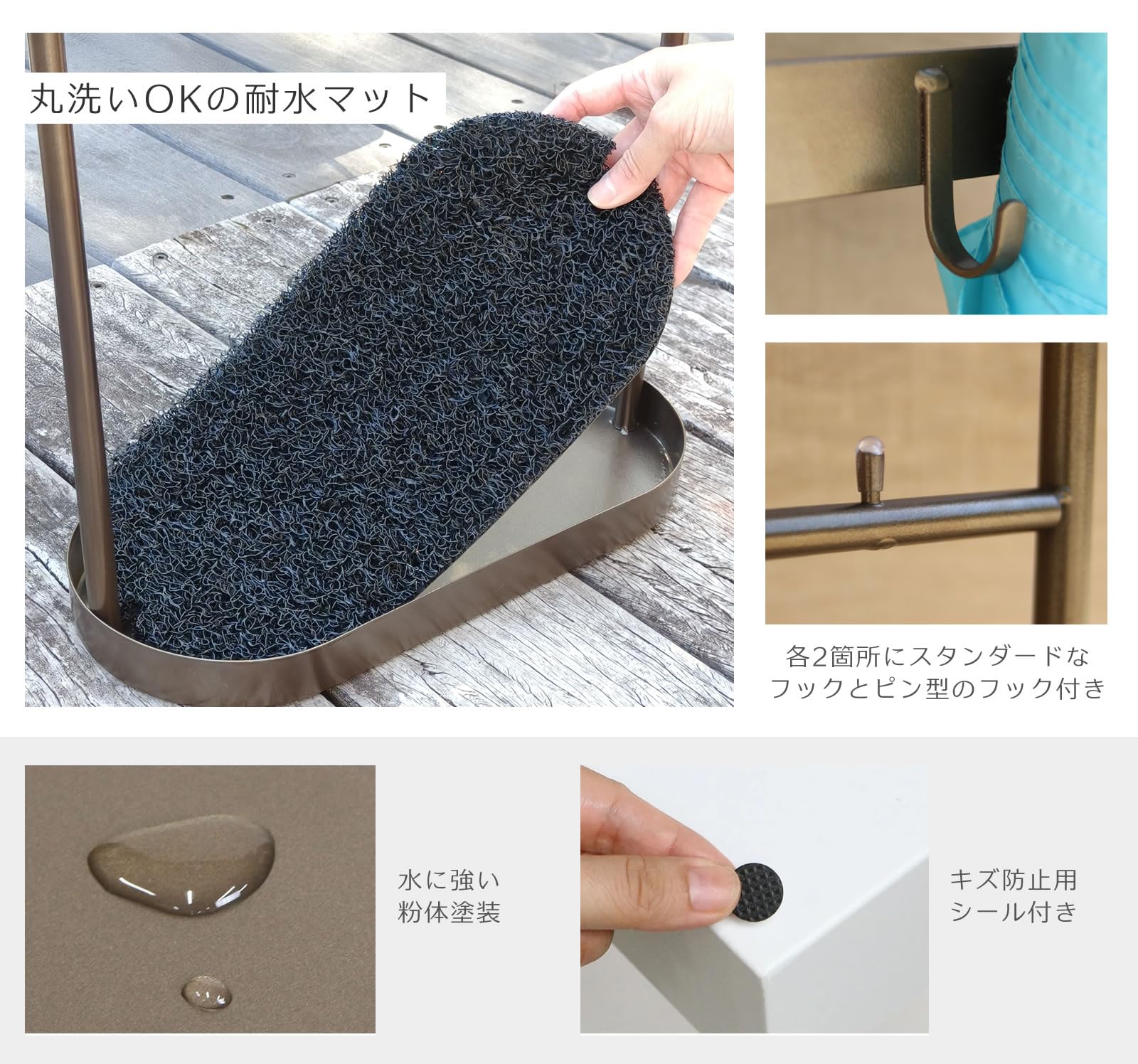 Amazon｜ガーデンガーデン アイアン ツールスタンド 傘立て ハンギング