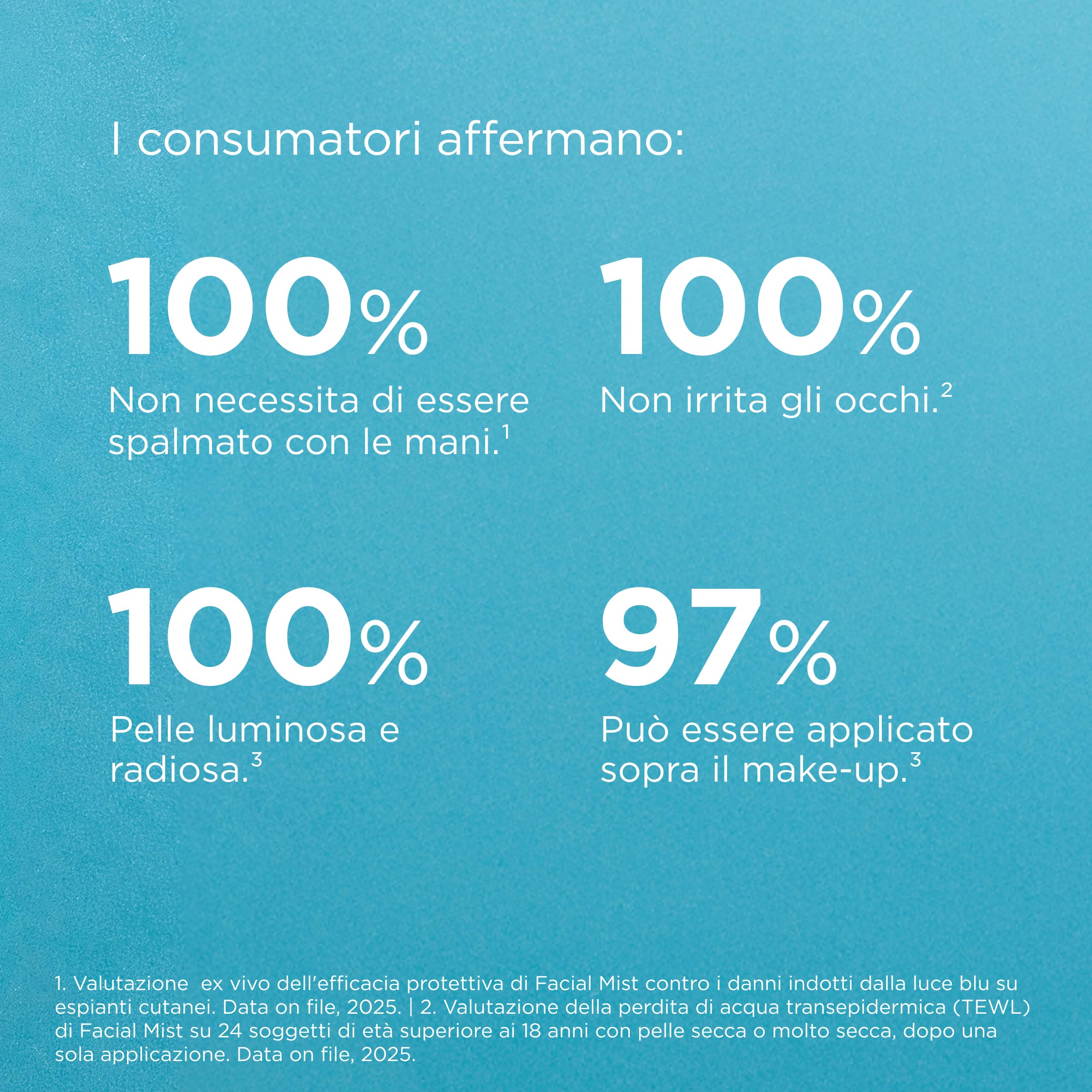 ISDIN Facial Mist SPF 50 (100 ml) | Nebbia Solare Viso Ultra Sottile e Invisibile | Protegge, Idrata e Fissa il Trucco | Effetto Pelle Radiante | Resistente all'Acqua | Adatto a Pelli Sensibili