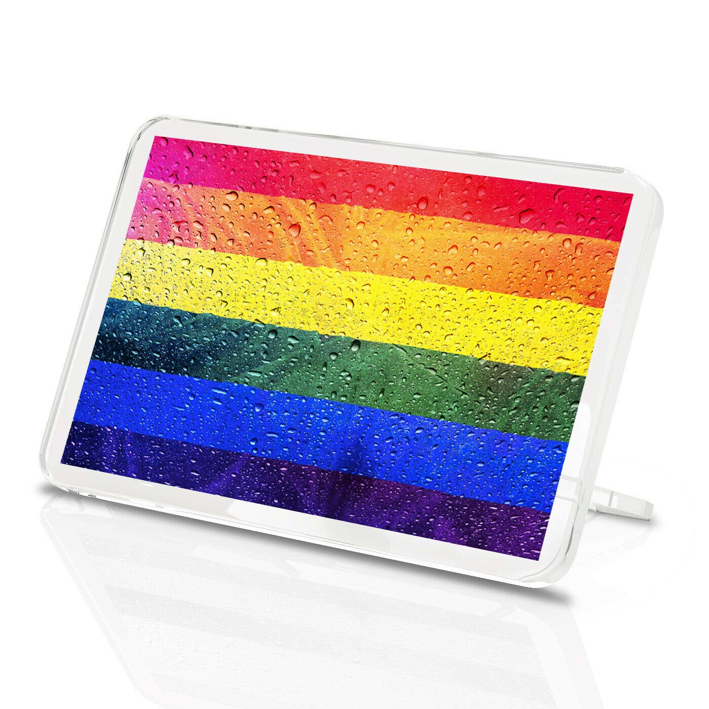 1 x Fridge Magnet -Rainbow Gay Pride Classic Fridge Magnet - Flag Lesbian Bisexual LGBT #14527