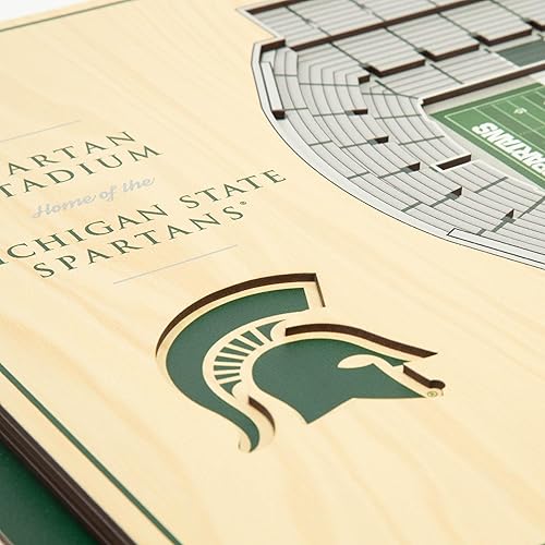 Miniatura 129 de YouTheFan NCAA Oklahoma Sooners - Arte de pared 3D de 5 capas con vista al estadio, Gaylord Family Oklahoma Memorial Stadium, 13.00 x 17.00 pulgadas