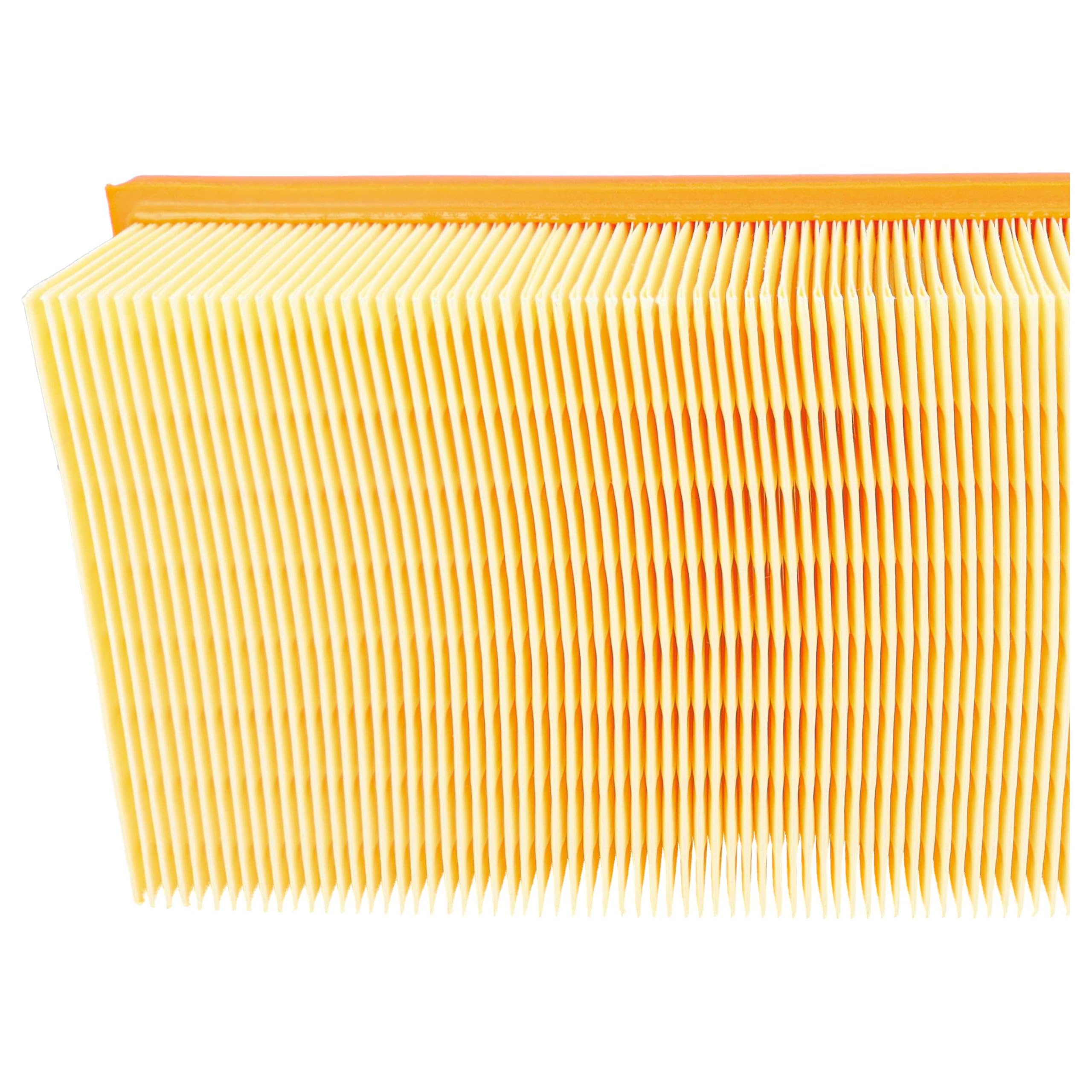 vhbw 5x F7 Flat plisowany filtr zastępuje Kärcher 6.907-276.0, 6.904-095.0, 6.904-283.0, 6.904-283 do odkurzacza - element filtrujący