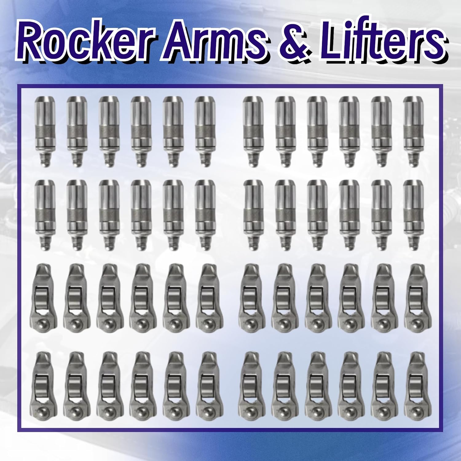 5.4 Left & Right Camshaft Rocker Arms Camshaft Lifters Valve Cover Gasket Set Fit For Ford F150 F250 F350 Mustang Expedition Explorer Sport Trac Lincoln Mark Navigator 4.6L 5.4L V8 3V 2005-2014